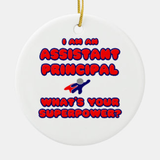 Assistent-directeur.. Wat is je Superpower? Keramisch Ornament