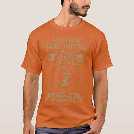 Assistent Dirigent We Do Precision T-shirt (Voorkant)