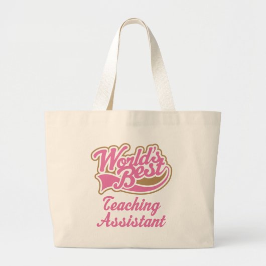 Assistent-docent Grote Tote Bag (Voorkant)