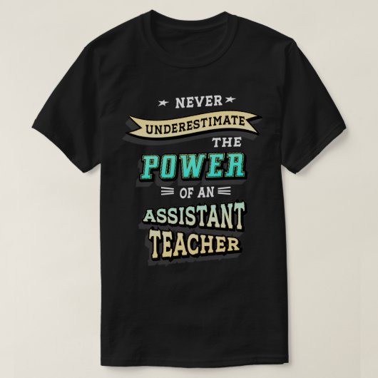 Assistent-docent Klassic TShirt (Design voorkant)