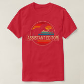Assistent-editor Dinosaur T-shirt (Design voorkant)