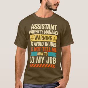 Assistent-eigenschappencontrole T-shirt