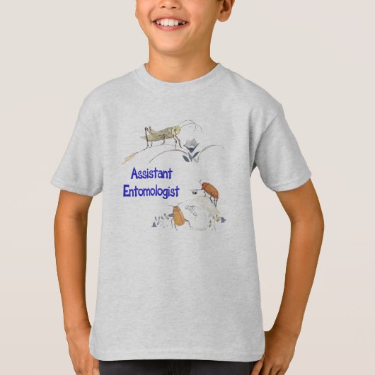 Assistent-entomoloog T-shirt (Voorkant)