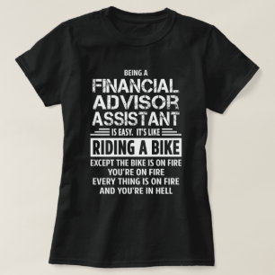 Assistent financieel adviseur t-shirt