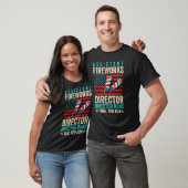 Assistent Fireworks Director als ik u 4de run T-shirt (Unisex)