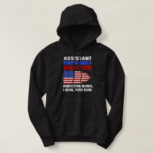 Assistent Fireworks Director Independence Day 4e Hoodie (Design voorkant)