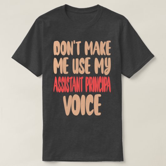 Assistent-hoofd Funny Cadeau Idea lijkt op T-shirt (Design voorkant)