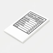 Assistent-hoofd Post-it® Notes (Schuin)