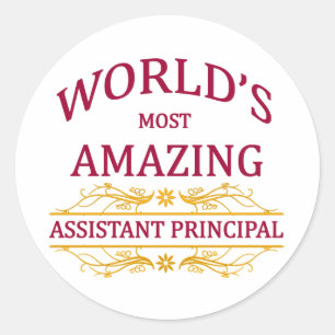 Assistent-hoofd Ronde Sticker