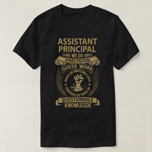 Assistent-hoofdartikel We doen Precision-object vo T-shirt (Design voorkant)