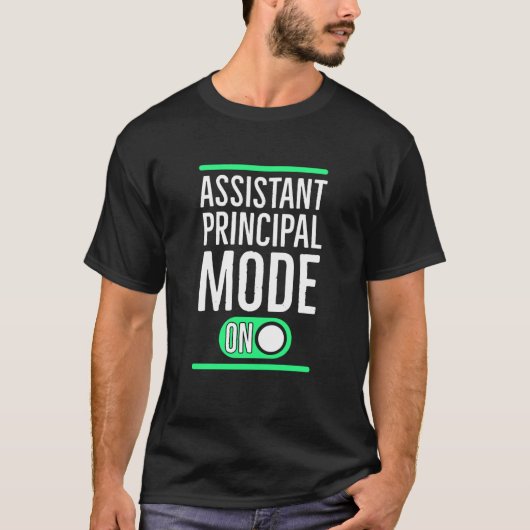 Assistent-hoofdmodus op T-shirt (Voorkant)