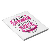Assistent hoofdNotitieblok Funny Birthday Gifts Notitieblok (Schuin)