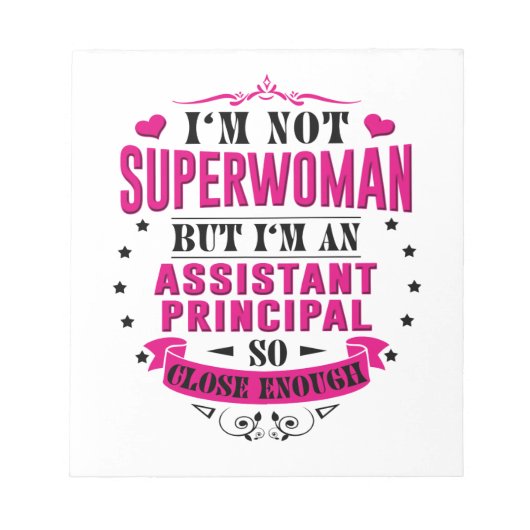 Assistent hoofdNotitieblok Funny Birthday Gifts Notitieblok (Voorkant)