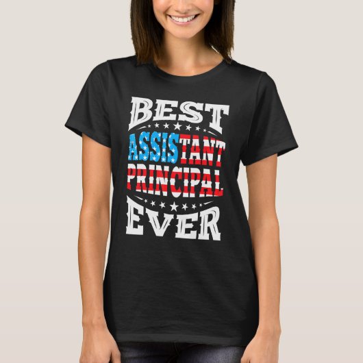 Assistent - hoofdredacteur 4 van juli Verenigde St T-shirt (Voorkant)