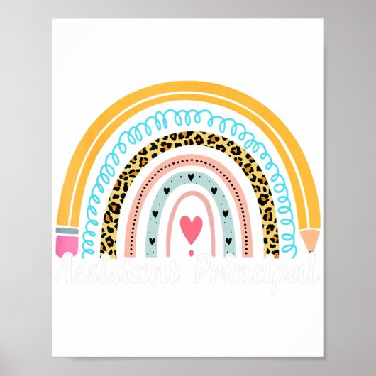 Assistent-hoofdredacteur van de regenboog, W Poster (Voorkant)