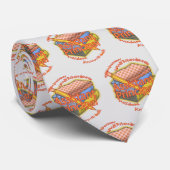 Assistent-hoofdstad Motto Stropdas (Opgerold)