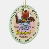 Assistent hoofdstem keramisch ornament (Rechts)