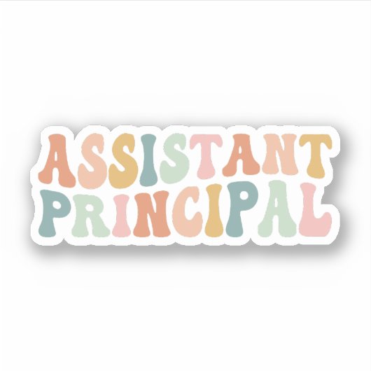 Assistent-hoofdwaarderingsgeschenken Sticker (Voorkant)