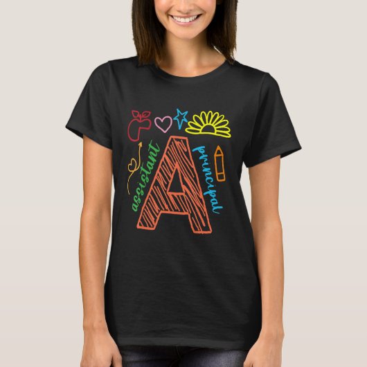 Assistent hoofdzakontwerp t-shirt (Voorkant)