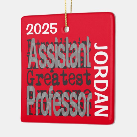 Assistent hoogleraar buitengewoon CUSTOM Keramisch Ornament (Links)