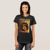 Assistent-leraar Afro African American Black Hist T-shirt (Voorkant volledig)