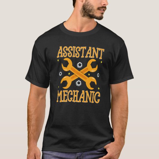 Assistent-machinist-hersteller-automonteur T-shirt (Voorkant)