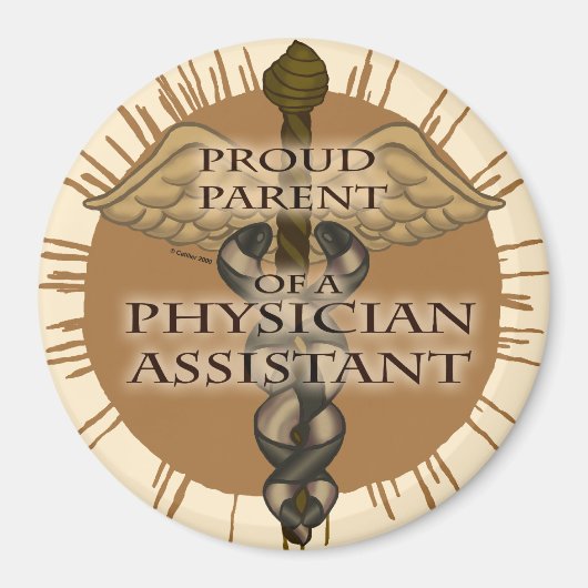 assistent-magneet van de ouderarts magneet (Voorkant)