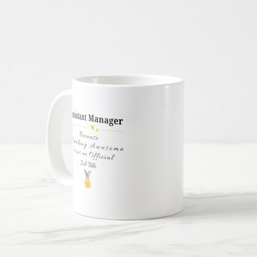 Assistent-manager Koffiemok (Voorkant links)
