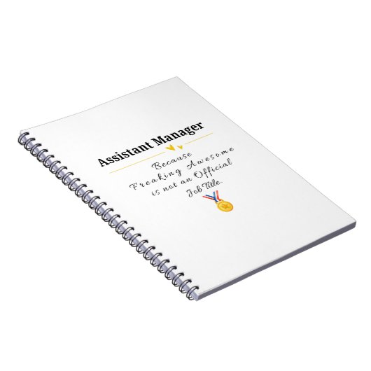 Assistent-manager Notitieboek (Rechterzijde)