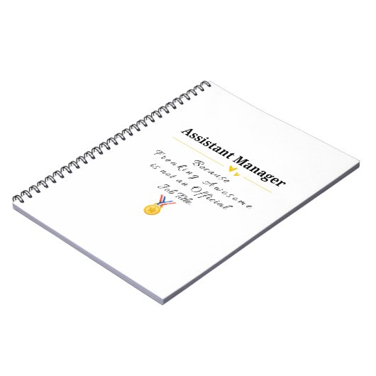 Assistent-manager Notitieboek (Linkerzijde)