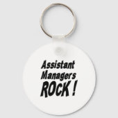 Assistent Managers Rock! Button Sleutelhanger (Voorkant)
