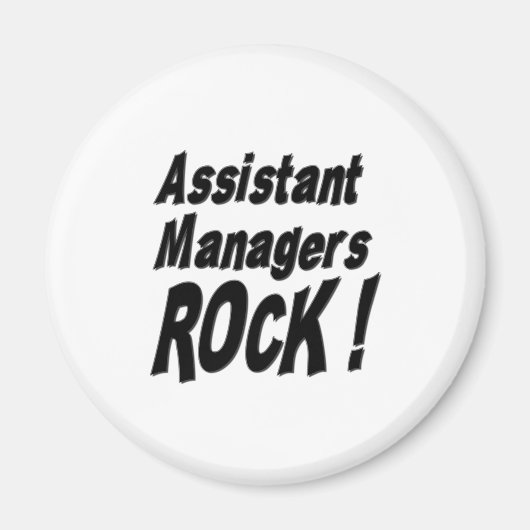 Assistent managers rock! Magneet (Voorkant)