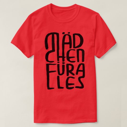Assistent Mdchen voor Alles T-shirt (Design voorkant)