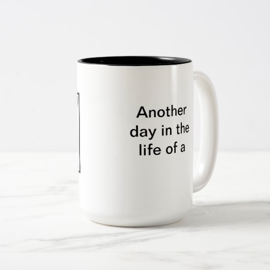 Assistent-Mok arts Tweekleurige Koffiemok (Voorkant rechts)