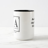 Assistent-Mok arts Tweekleurige Koffiemok (Center)