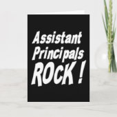 Assistent Principals Rock! Wenskaart Kaart (Voorkant)