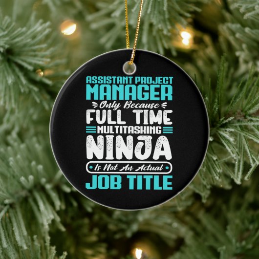 Assistent Projectmanager Multitasker vaardigheden Keramisch Ornament (Boom)