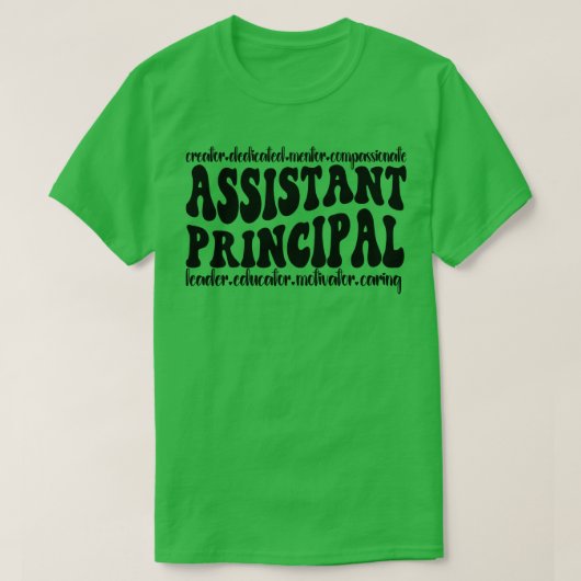 Assistent schoolhoofd college 2 t-shirt (Design voorkant)