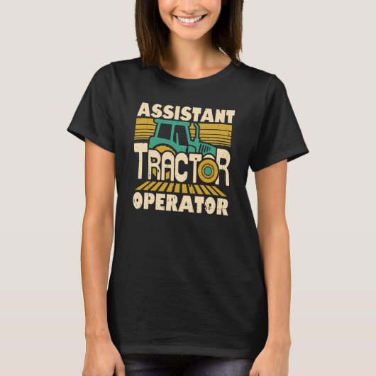 Assistent-treinbestuurder tractor 1 t-shirt (Voorkant)