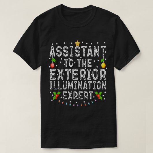 Assistent van de buitenverlichting Expert Cool T-shirt (Design voorkant)