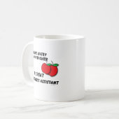 Assistent van de grote leraar koffiemok (Voorkant links)