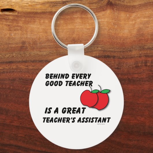 Assistent van de grote leraar sleutelhanger (Voorkant)