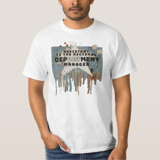 Assistent van de regi departementsmanager t-shirt