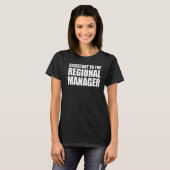 Assistent van de regionale directeur t-shirt (Voorkant volledig)
