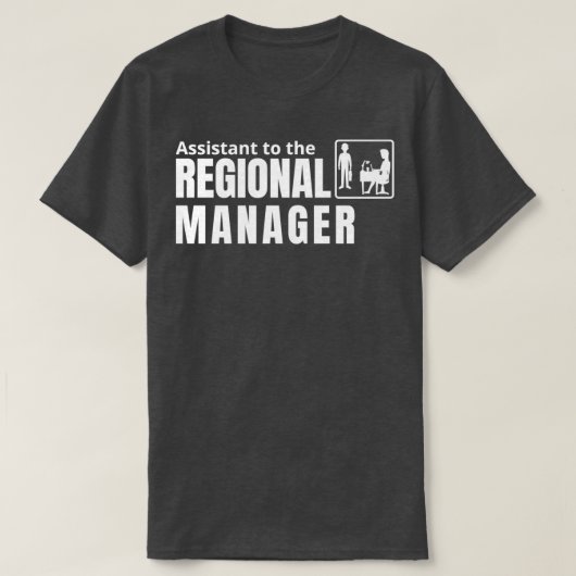 Assistent van regionaal directeur 4 t-shirt (Design voorkant)