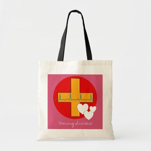 Assistent-verpleegkundige Canvas tas III (Voorkant)