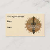 Assistent-Visitekaartjes voor artsen Afsprakenkaartje (Achterkant)