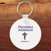 Assistent voor artsen - Caduceus Sleutelhanger (Voorkant)