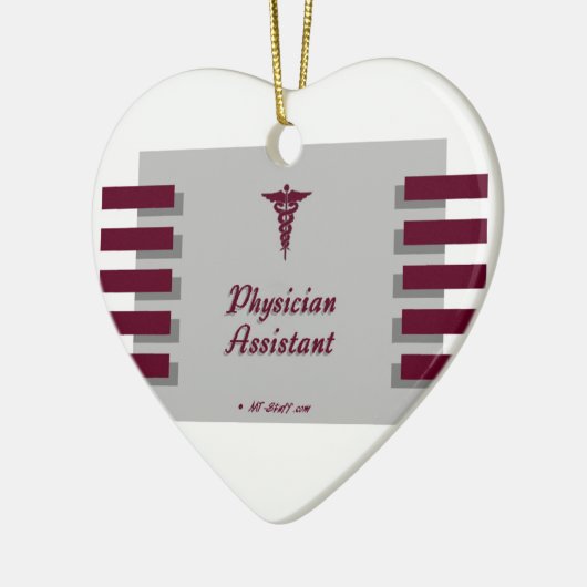 Assistent voor artsen keramisch ornament (Links)