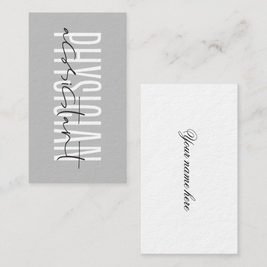 Assistent voor artsen visitekaartje (Voorkant / Achterkant)